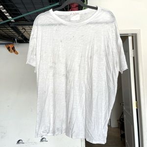 Free people cozy white shirt
